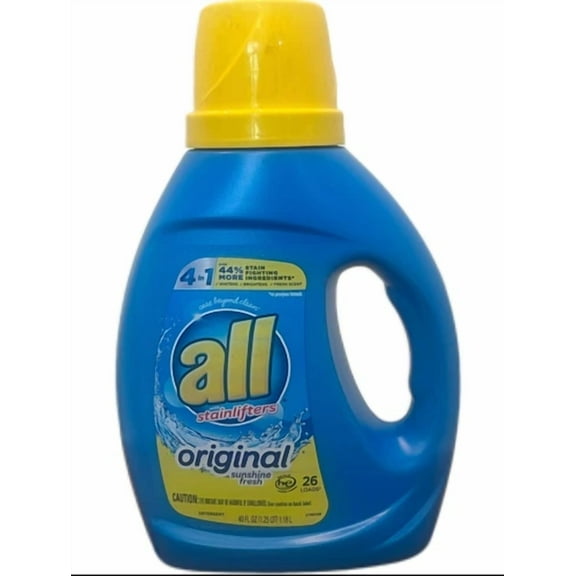 All Stainlifters Original Liquid Laundry Detergent 4 In 1, 26 Loads, 40 Fl Oz