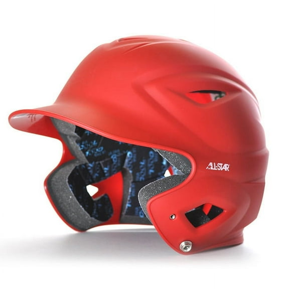 All Star Adult System 7 Osfa Matte Batting Helmets Scarlet 6 1/2 -