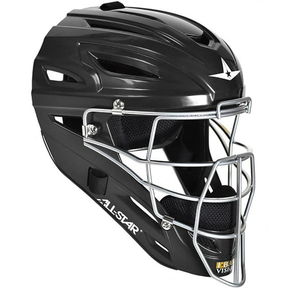 All Star Adult Ultracool Mvp Catchers Helmet Black