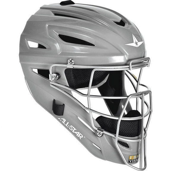 All Star MVP2500 Catchers Helmets Silver 7 - 7 1/2