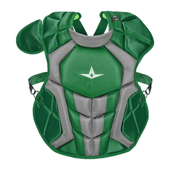 All Star Adult System7 Axis Chest Protector Dark Green/Grey