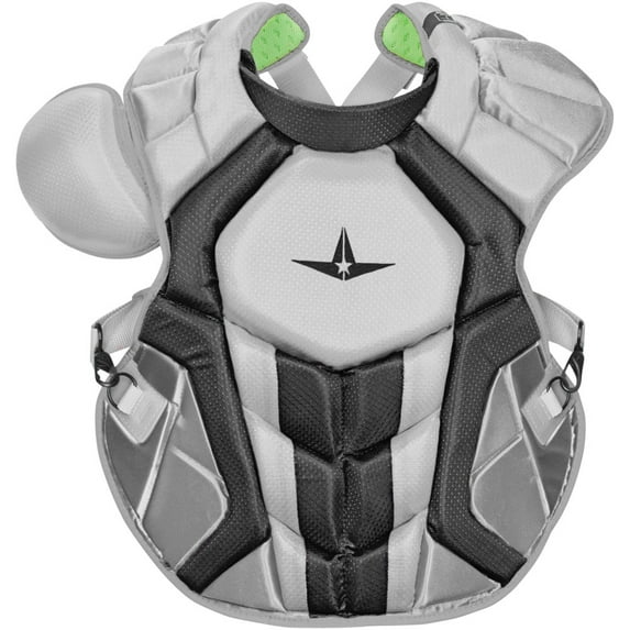 All Star Adult System7 Axis Chest Protector Silver/Black