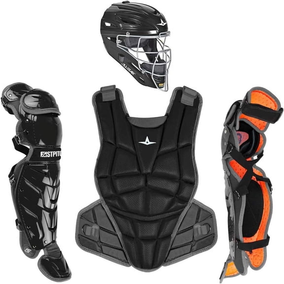 All Star All-Star Afx Fastpitch Softball Catcher Kit (Medium) Black Medium