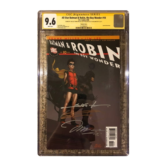 All Star Batman & Robin, the Boy Wonder #10 - CGC 9.6 Comic Book