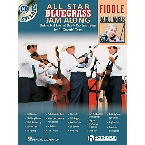 Pre-Owned All Star Bluegrass Jam Along: For Fiddle (Paperback) by Darol Anger