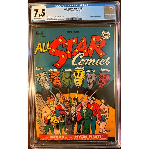 All Star Comics #32 - CGC 7.5 Comic Book