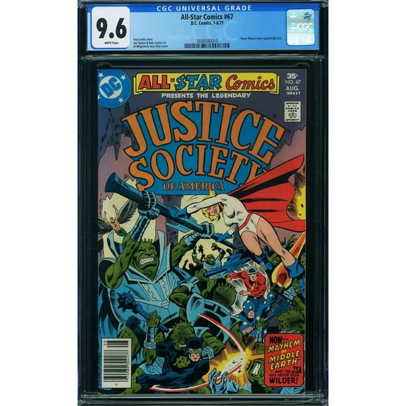 All-Star Comics #67 - CGC 9.6 Comic Book