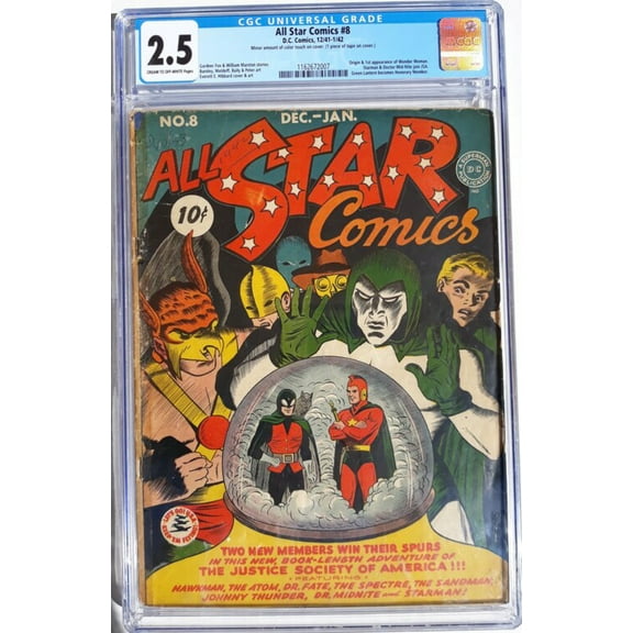All Star Comics #8 - CGC 2.5 Comic Book