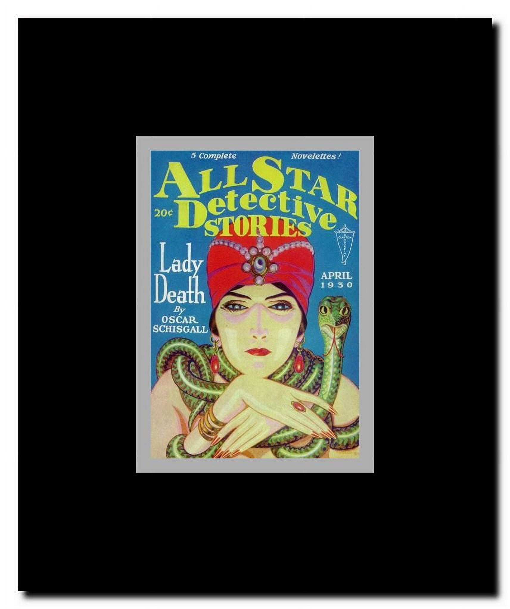 All Star Detective Stories (Pulp) Framed Movie Poster