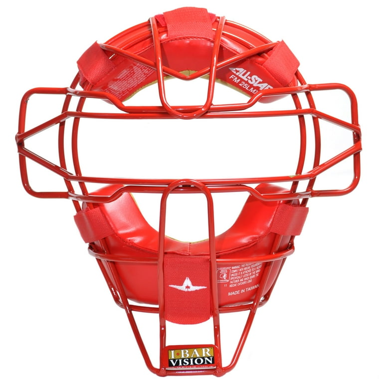 All-Star FM25LMX Red Traditional Lightweight Catcher's Face Mask Baseball