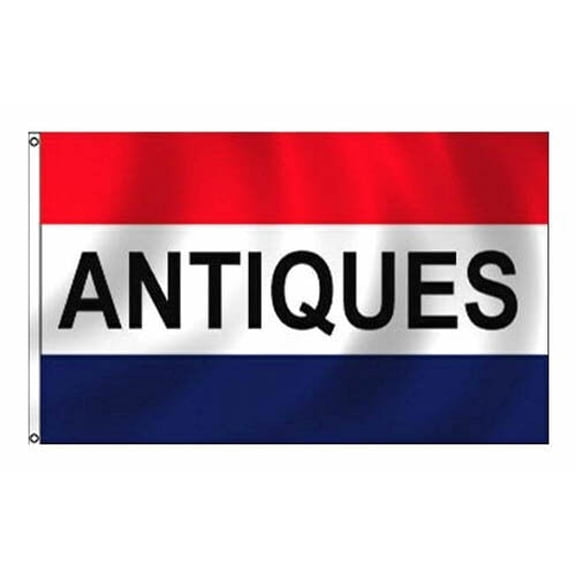 All Star Flags 3x5' Antiques Nylon Message Flag - All Weather, Durable, Outdoor