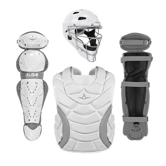 All-Star Heiress Fastpitch Softball Catchers Set, White