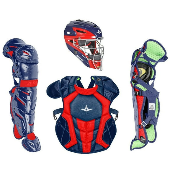 All Star Intermediate System7 Axis Catchers Kit Navy | Scarlet