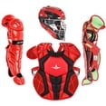 thumbnail image 1 of All Star Intermediate System7 Axis Elite Travel Team Catcher's Set Scarlet/Black, 1 of 2