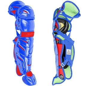 All Star Intermediate System7 Axis Elite Travel Team Catcher's Set Royal/Scarlet