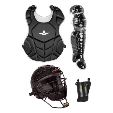 Kit De Protection Attrapeur CHAMPRO Helmax 2.0 Pour Baseball/softball Jeunesse - Noir - Taille Unique - 3 Pièces