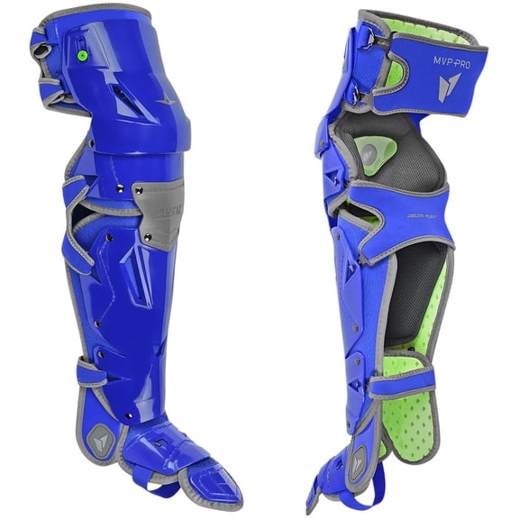 All Star MVP Pro Adult Leg Guards Royal/Grey