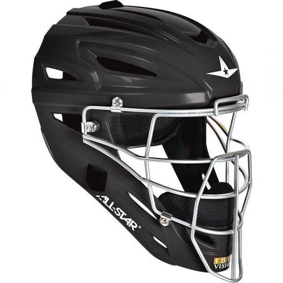 All Star Youth Ultracool Mvp Catchers Helmet Black