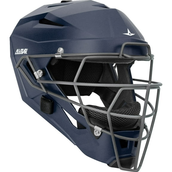 All Star MVP Pro Matte Catcher Helmet Navy Large