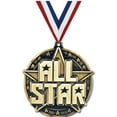 thumbnail image 1 of All Star Medals, 2" Gold Diecast All Star Medal Award 1 Pack, 1 of 2