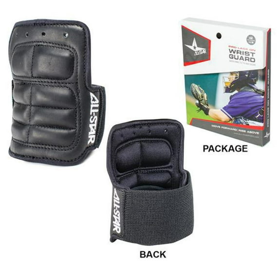 All-Star Pro Lace-On Catcher's Wrist Guard - Large