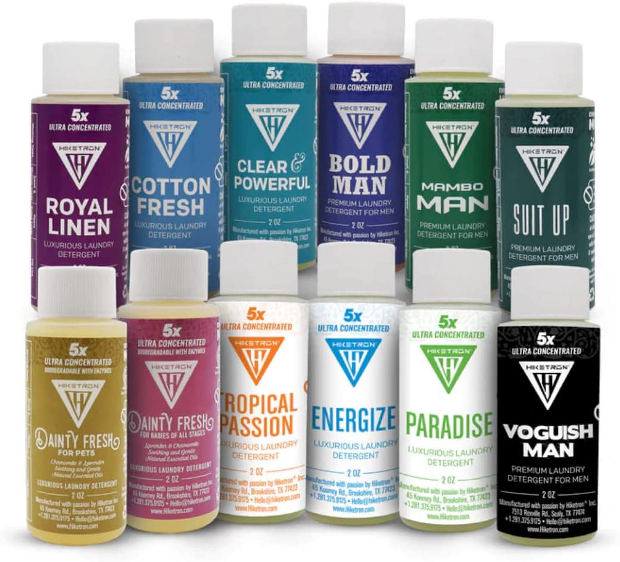 All Star Sample Pack, Liquid Laundry Detergent, 5x Ultra Concentrated