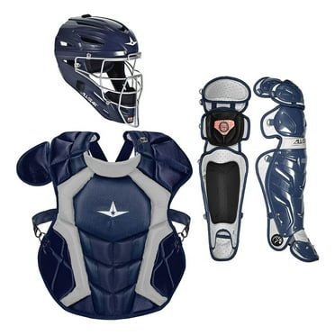 All-Star System7 Axis NOCSAE Adult Two-Tone Baseball Catcher's Set ...