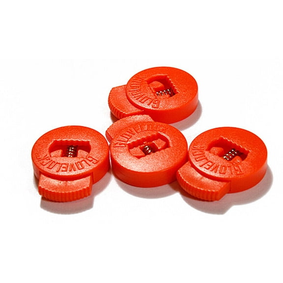 All Star Glovelocks (4-Pack Lace Clips) Orange
