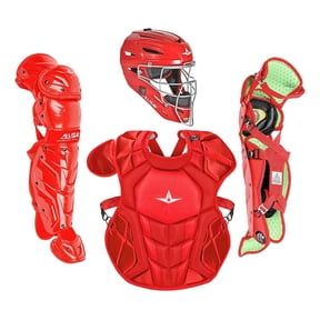 All-Star Sports S7 Axis Ages 12-16 Baseball Catcher Chest Protector, Scarlet