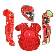 All-Star Sports S7 Axis Ages 12-16 Baseball Catcher Chest Protector, Scarlet