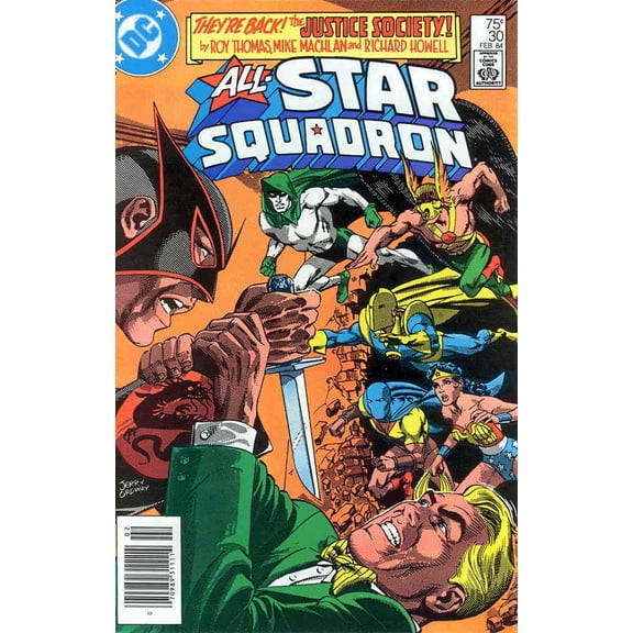 All-Star Squadron #30 (Mark Jewelers) VF ; DC Comic Book