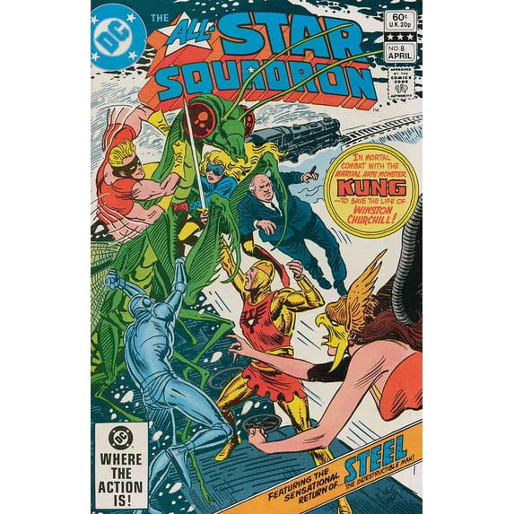 All-Star Squadron #8 VF ; DC Comic Book