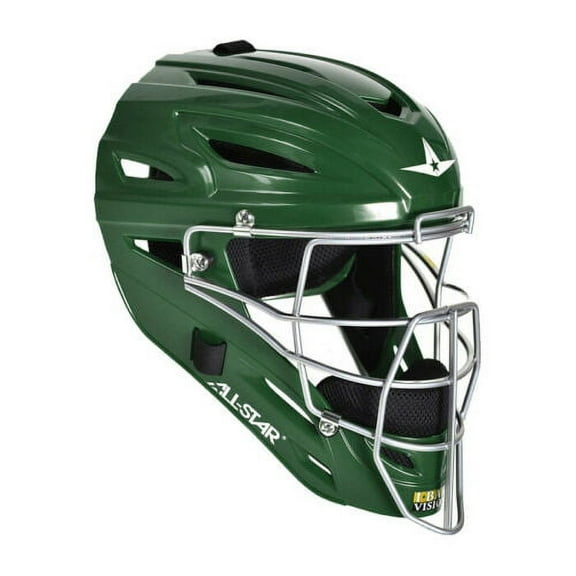 All-Star System 7 Catcher's Helmet Adult Size Solid Color High-Impact ABS Shell