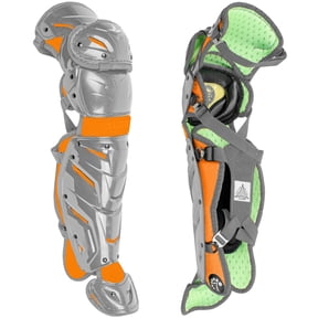 All Star Intermediate System7 Axis Elite Travel Team Catcher's Set Grey/Orange