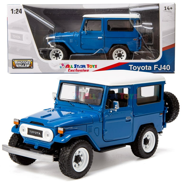 1/24 トヨタ FJ40 ランドクルーザー ブルー Toyota FJ40 Amazon.com: All Star Toys Toyota Land Cruiser FJ40 Sky Blue
