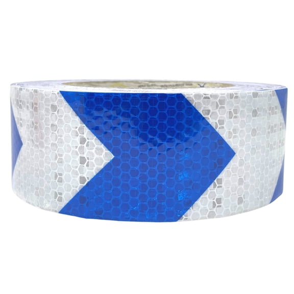 All Star Truck Parts 2"x75FT Blue Arrow Reflective Tape Warning Waterproof
