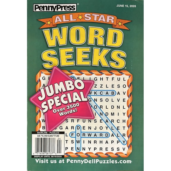 All Star Word Seeks Magazine June 15, 2026