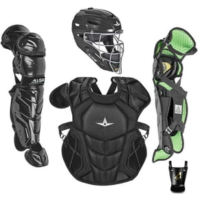All Star Youth System7 Axis Solid Pro Catchers Set Black