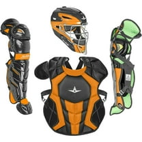 All Star Youth System7 Axis Elite Travel Team Catcher's Set Black/Orange