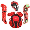 thumbnail image 1 of All Star Youth System7 Axis Catchers Kit Scarlet | Black, 1 of 5