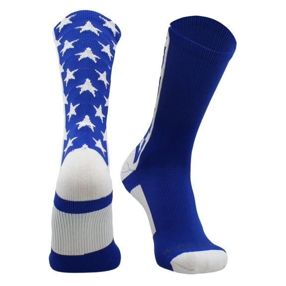 All Stars Crew Socks (Royal/White, Small)