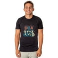 thumbnail image 1 of All-Stars of America Fourth Of July T-Shirt Men's Baseball Inspired Short-Sleeve Novelty Parody Funny Tee, 1 of 5