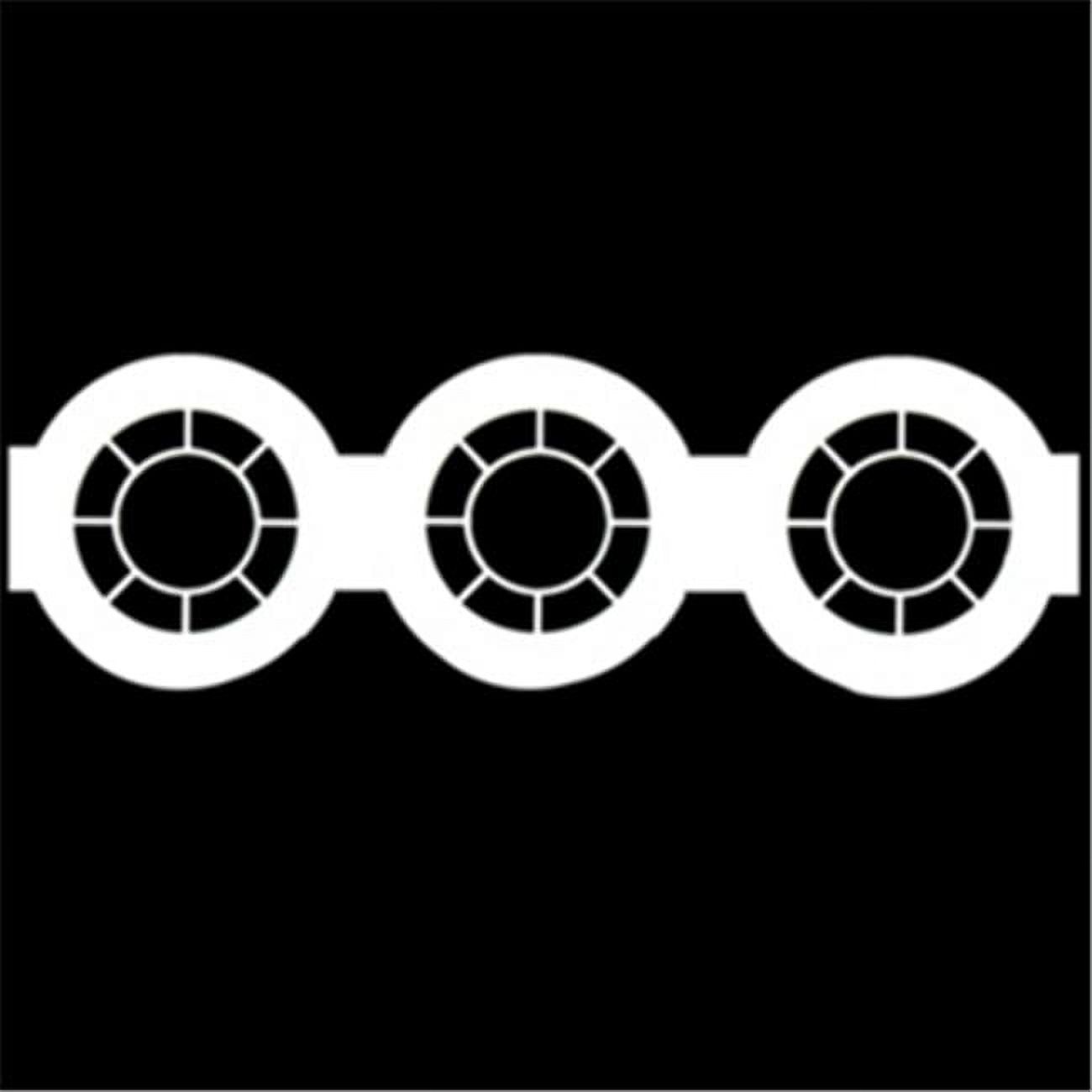 All State Plastics SR3 White Straight Line Can Stacker 24 Pack