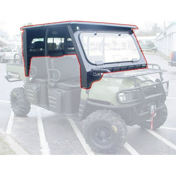 All Steel Complete Cab Enclosure System No Door fits Bob Cat 2011-14 3400XL Crew