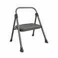 thumbnail image 1 of All Steel Step Stool: Black, Single Step, 225 lb Capacity, No Assembly Required, 1 of 9