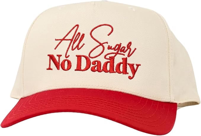 All Sugar No Daddy Hat, Funny Hat, Embroidered Trucker Hat, Hats for Women, Party Hat, Gifts for Her
