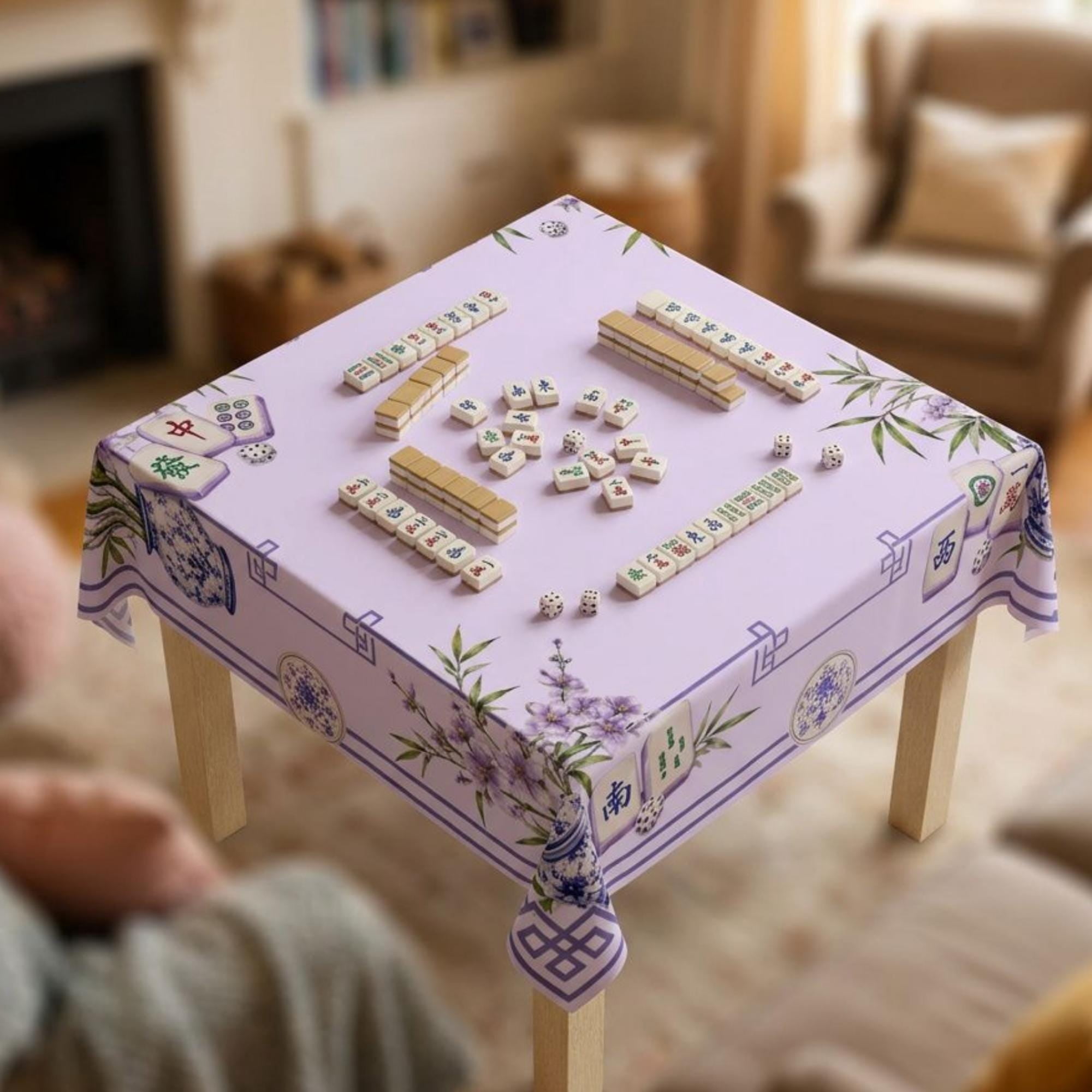 All Sunday Tablecloths Mahjong Square, 60 x 60 in - Lace Edge - Walmart.com
