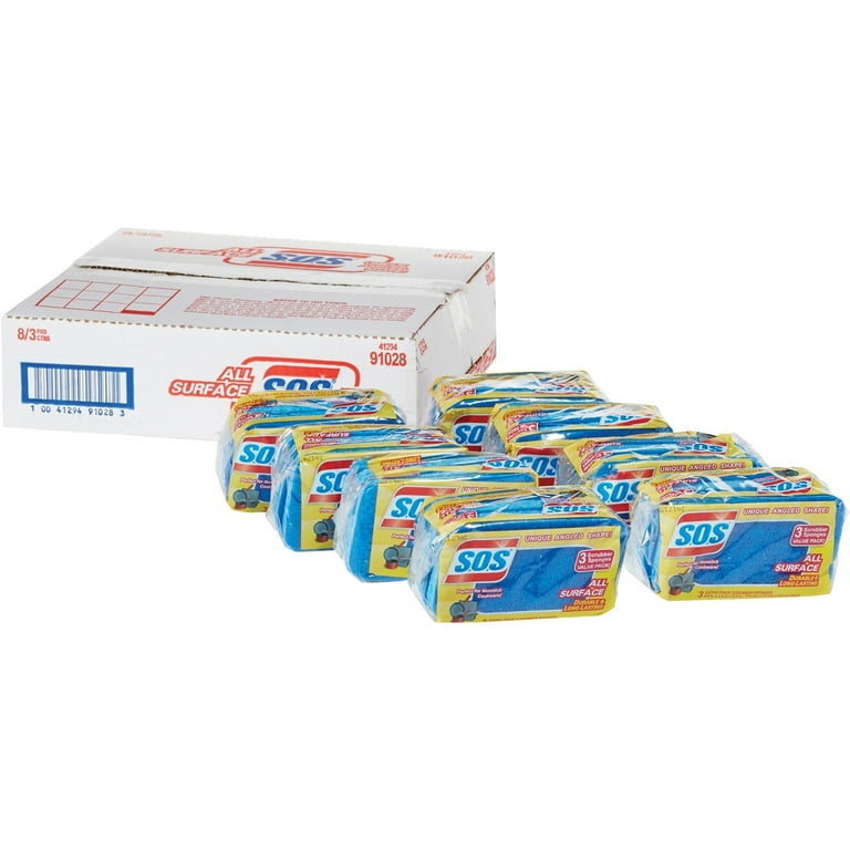 All Surface Scrubber Sponge, 2.5 x 4.5, 0.9 All Surface Scrubber Sponge, 2.5 x 4.5, 0.9