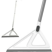 All-Surface Silicone Broom,Squeegee, Pet Hair Remover for Indoor Cleaning for Smooth Floors and Window(Gray)