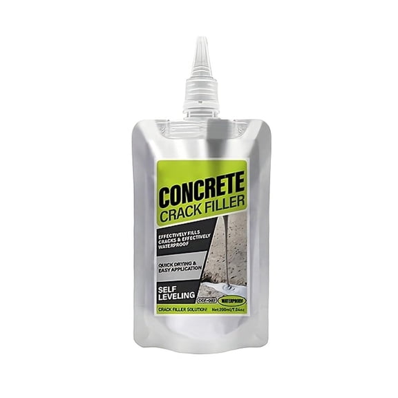 All-Surface Waterproof Crack Filler, Concrete Crack Filler, Heavy-Duty Concrete Crack Repair Adhesive, Self Leveling Concretes Cracks Fillers for Outdoor Concretes, Home Repairs (1)